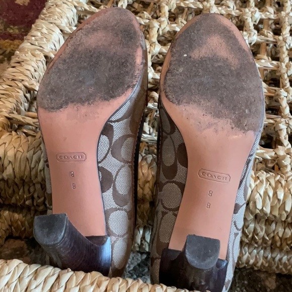 Coach heeled slip-on loafers - Picture 5 of 5